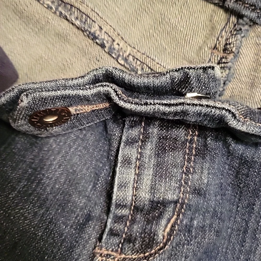 The Limited Denim 917 Trouser jean sz 8S short cotton blend medium wash wide leg - Picture 7 of 10